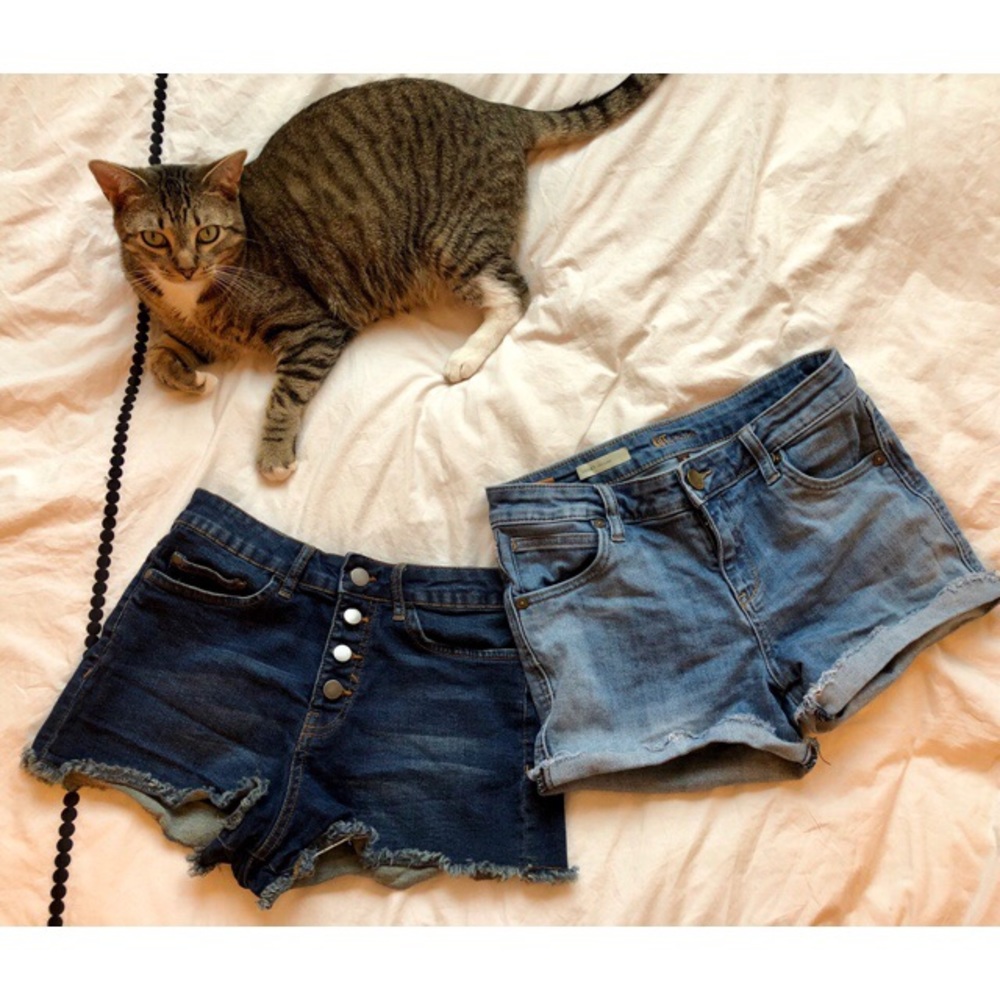 Abound (left) and KUT (right) Jean shorts!
